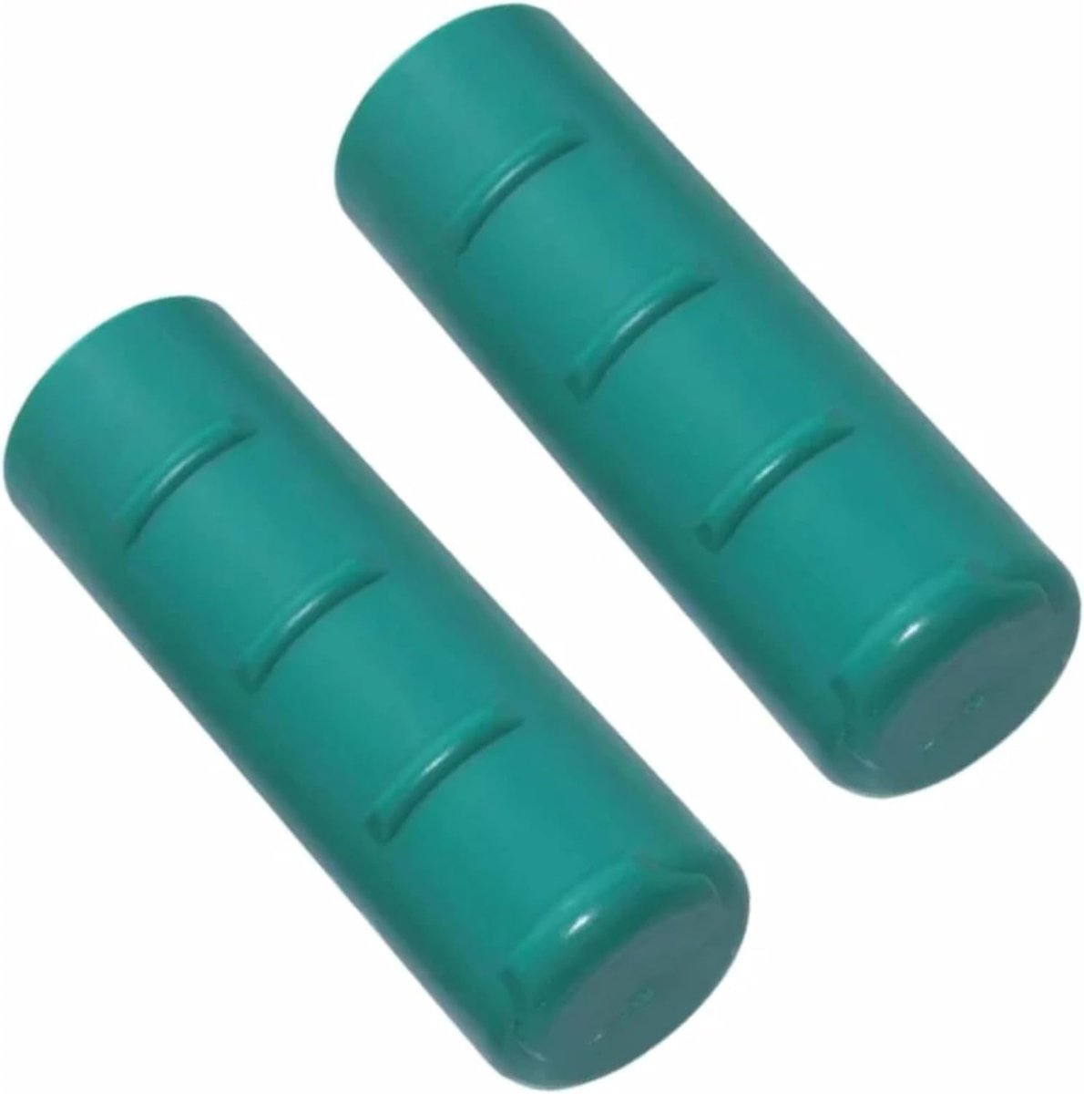 SnelShoppen - Tuinwielwagen Handgrepen, Kunststof Handvatten, 32mm x 105mm, Groen, Set van 2 - Voor Optimaal Gebruik in Tuin en Buiten