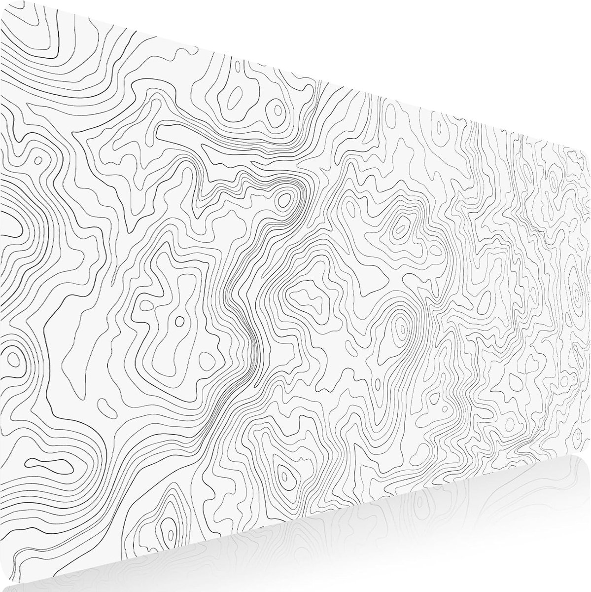 Muismat XXL 1200 x 600 mm - Dubbel genaaide randen - Wasbare muismat - Ideaal voor pc en toetsenbord - ShopVlot