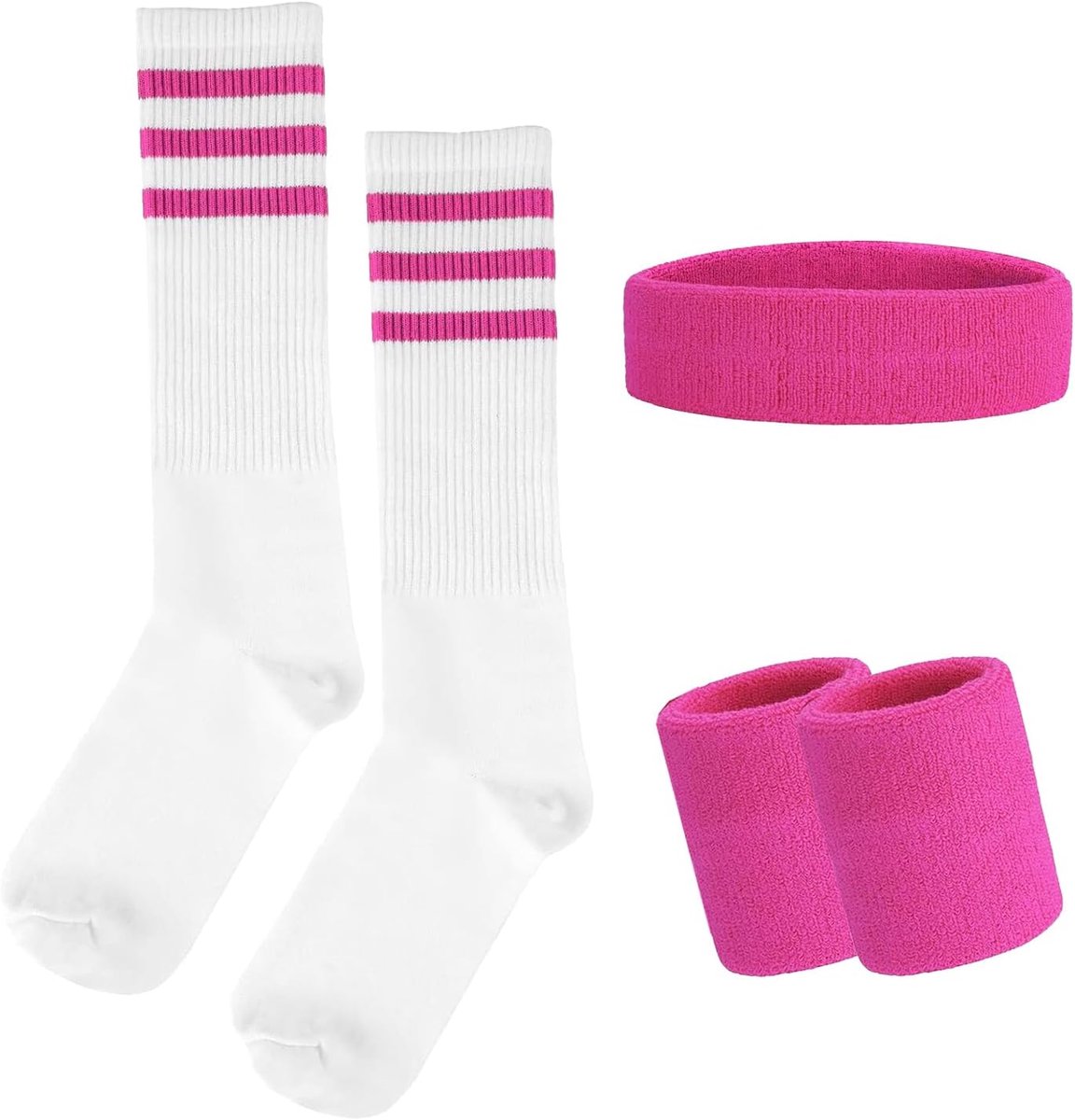Zweetband en sokken, set van 80 en 90, zweetband, gestreepte