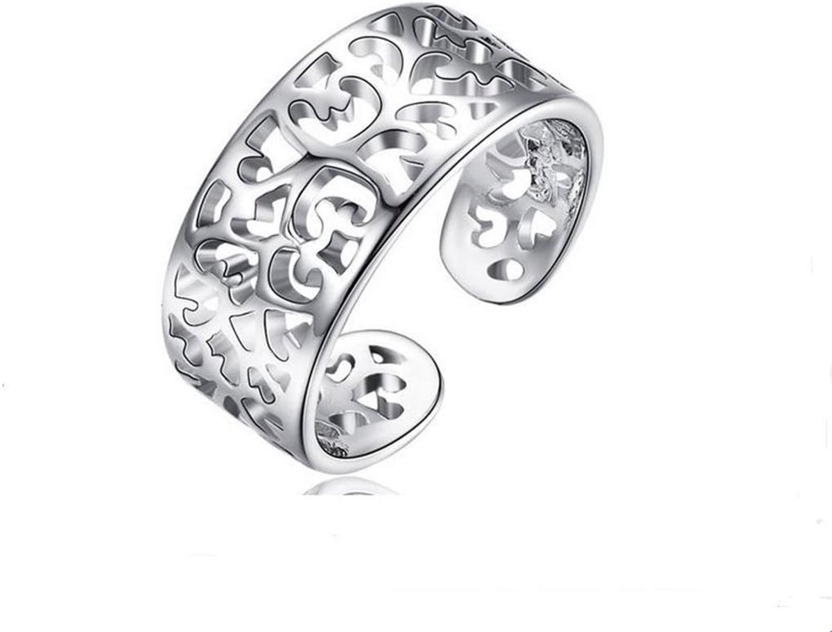 U Wunderhön Damesring, 925 sterling zilver, hart-bandring