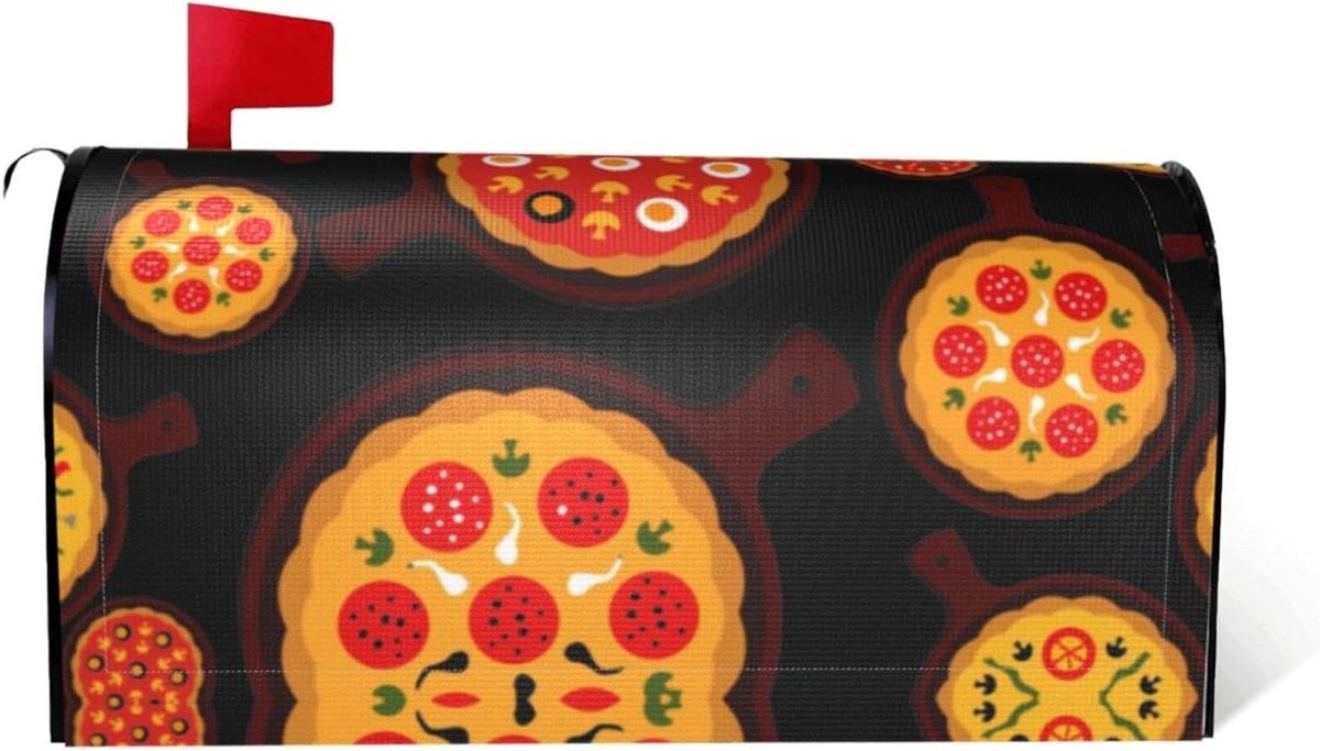 Brievenbus Cover - Post Cover - Tuin Decoratie - Magnetische Bevestiging - 50 x 45 cm - Zwart