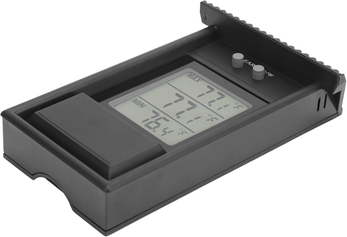 Outdoor Digitale Thermometer, Max Min -thermometer voor Tuin en Kas, Grote weer- en Vochtigheidsmeter, Weerbestendige Buitenweerthermometers