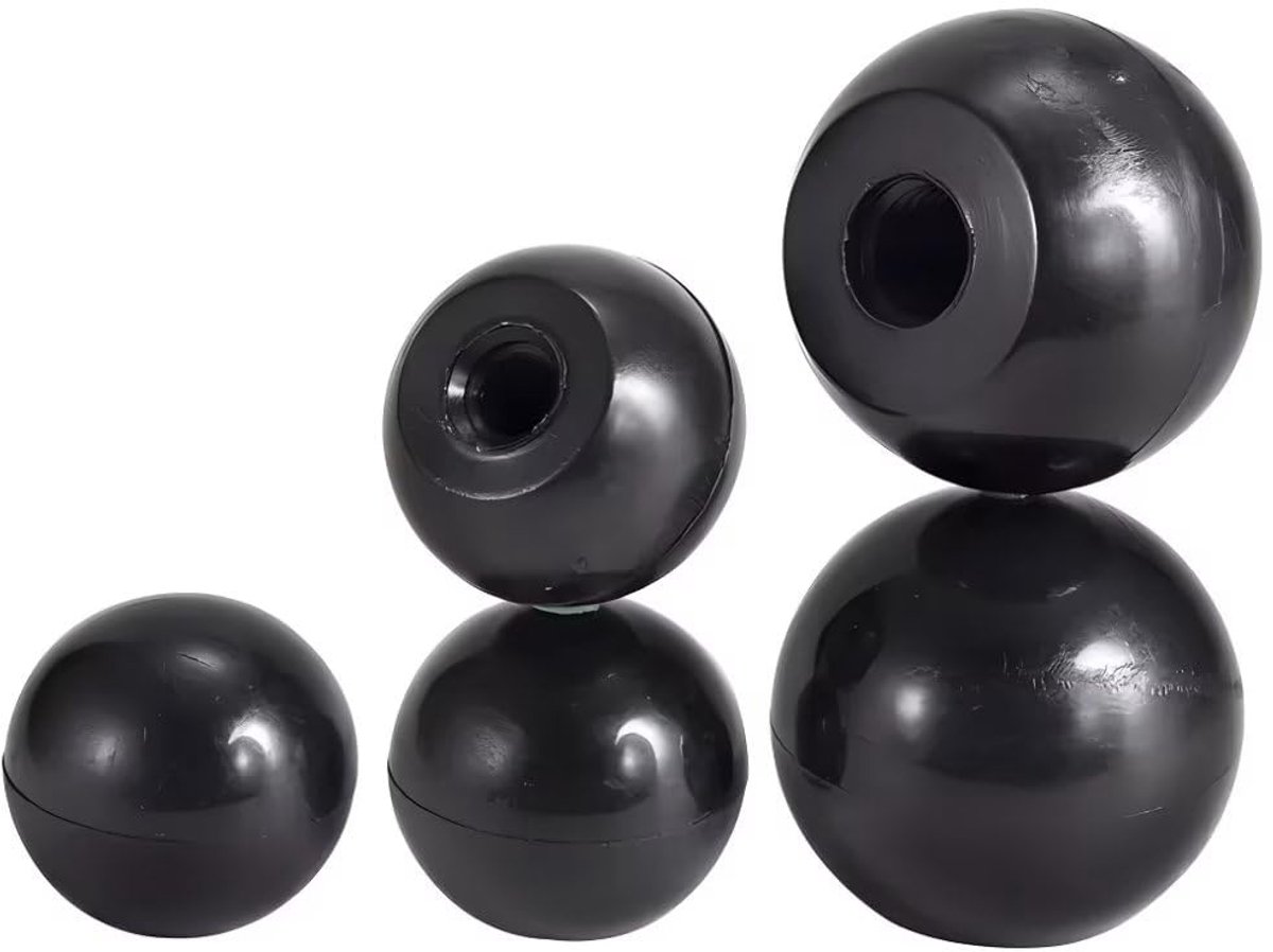 Kogelmoeren kogelgreep ronde bal bakeliet greepmoeren M12 (5 stuks)