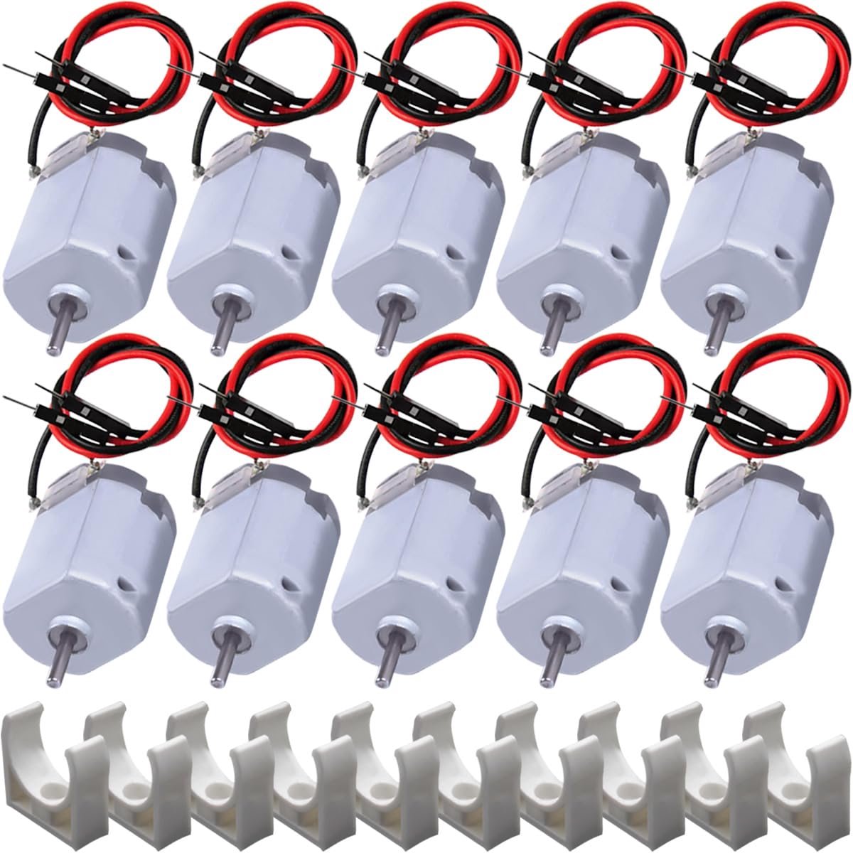 Mini motor DC 4.5V 130 - 18000 toeren per minuut - sterke magnetische behuizing - ideaal voor robotprojecten - ShopVlot