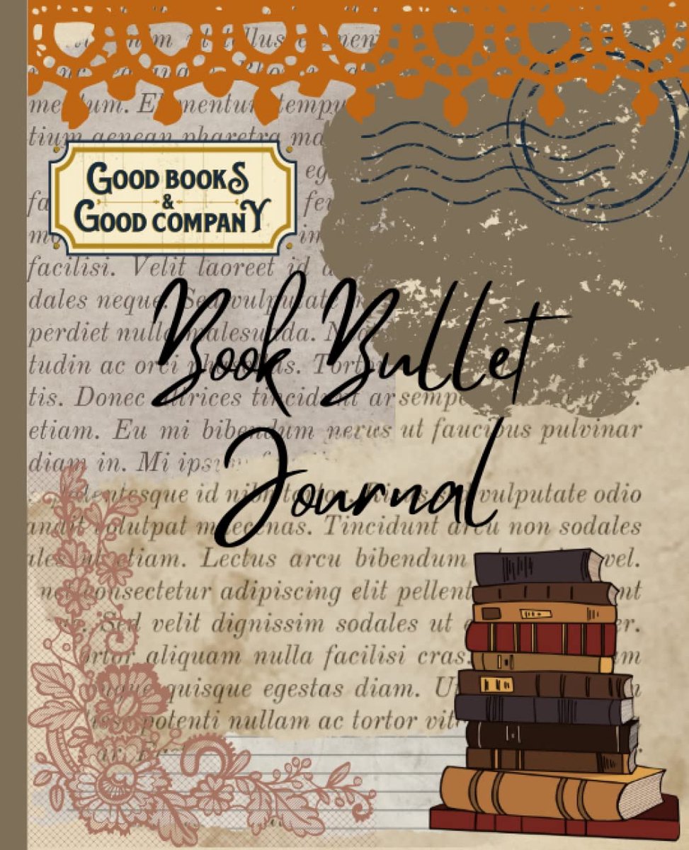 Bullet Journal 50 pagina's - 7,5 x 9,25 inch - voor boekenliefhebbers - organiseer je leeservaring - ShopVlot