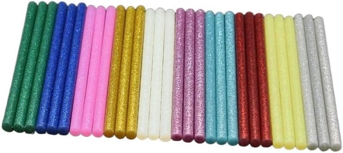 Lijm Sticks - Ambachtelijke Lijm Stokken - Hobby & Reparatie - Niet-giftig - 7mm x 100mm - Goud en Mix Kleuren