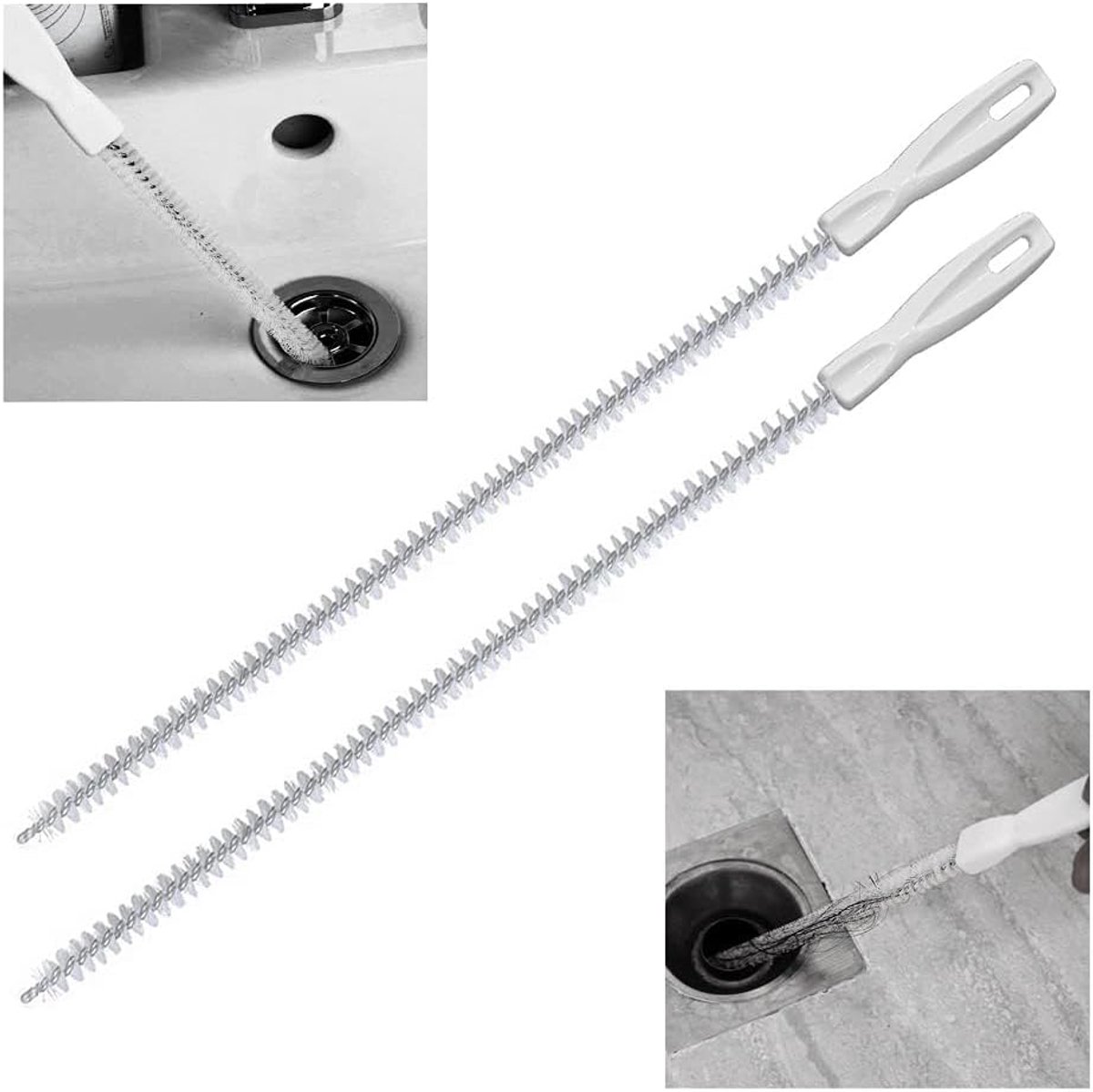 45 cm Flexibele Pijp Baggerbak Reinigingsborstel, Afvoer