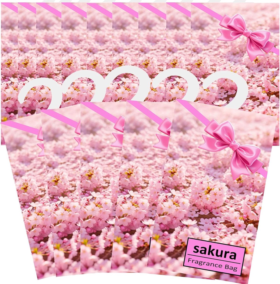 Geuroverfrisser 14 Stuks - Sakura - Langdurige geur - Voor kast en auto - ShopVlot
