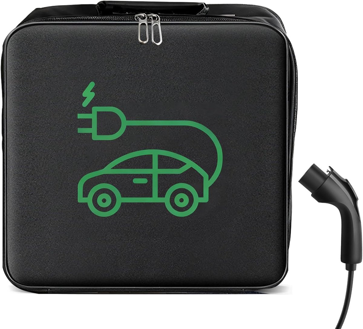 Tas voor oplaadkabel voor elektrische auto, 37 x 37 x 12 cm | Opbergdoos voor elektrische voertuigen, waterdicht, antislip, opslag van oplaadkabels