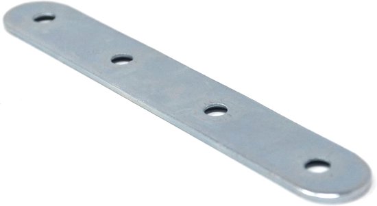 Set van 4 platte verbinders, gatenplaat, fixeerplaat, metalen — afbeelding 5