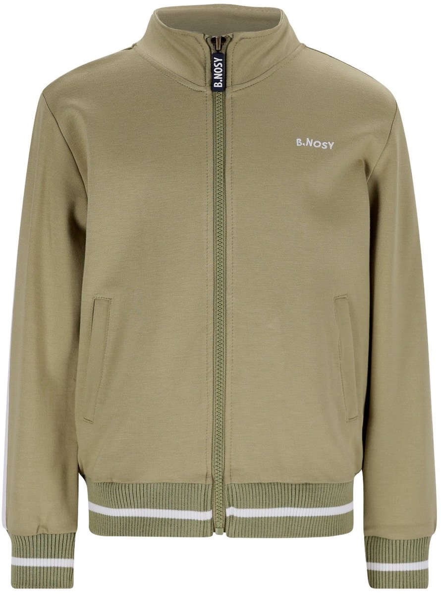 B.Nosy - B.Nosy boys sweatvest Cas - Cedar - Maat 110