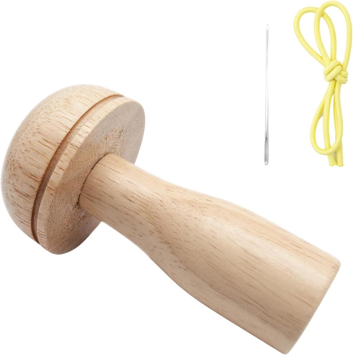 Stoppaddenstoel Set - Reparatieset Kleding - Gaten Herstellen - Met Elastische Band - 3 Naalden - Veelkleurig