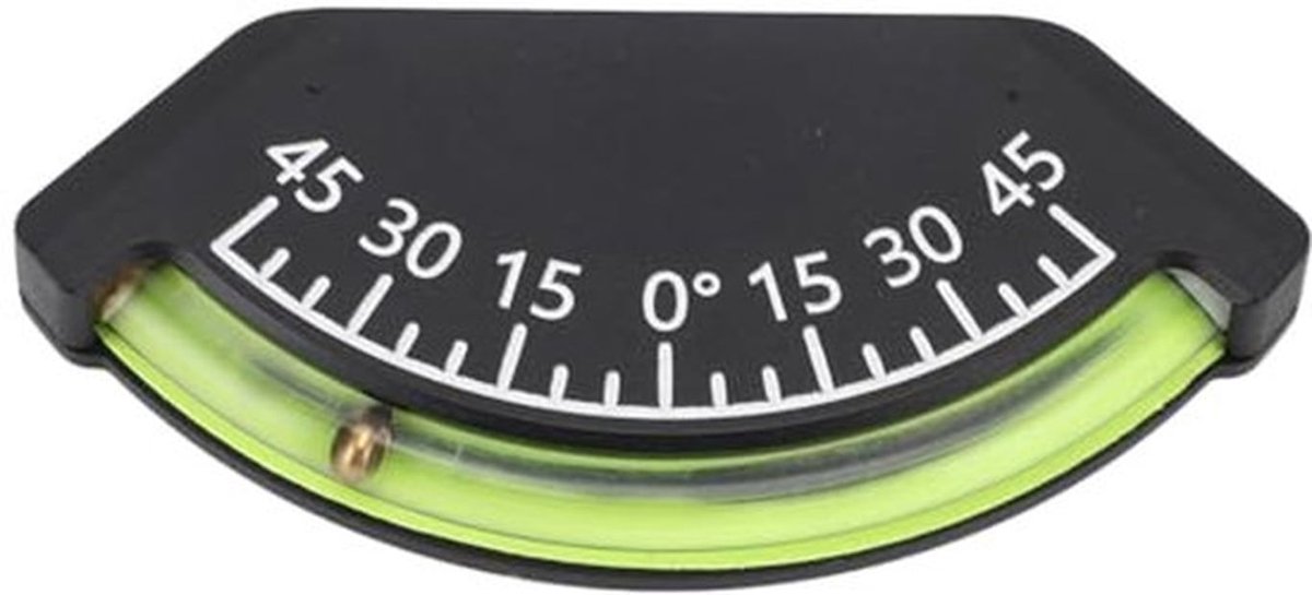 45 Graden Inclinometer, -45° - 0-45° Niveaumeter Gemakkelijk te Installeren Inclinometer Nauwkeurige Meting RV Niveaus, Hoek Clinometer voor Off Road Voertuig Truck RV