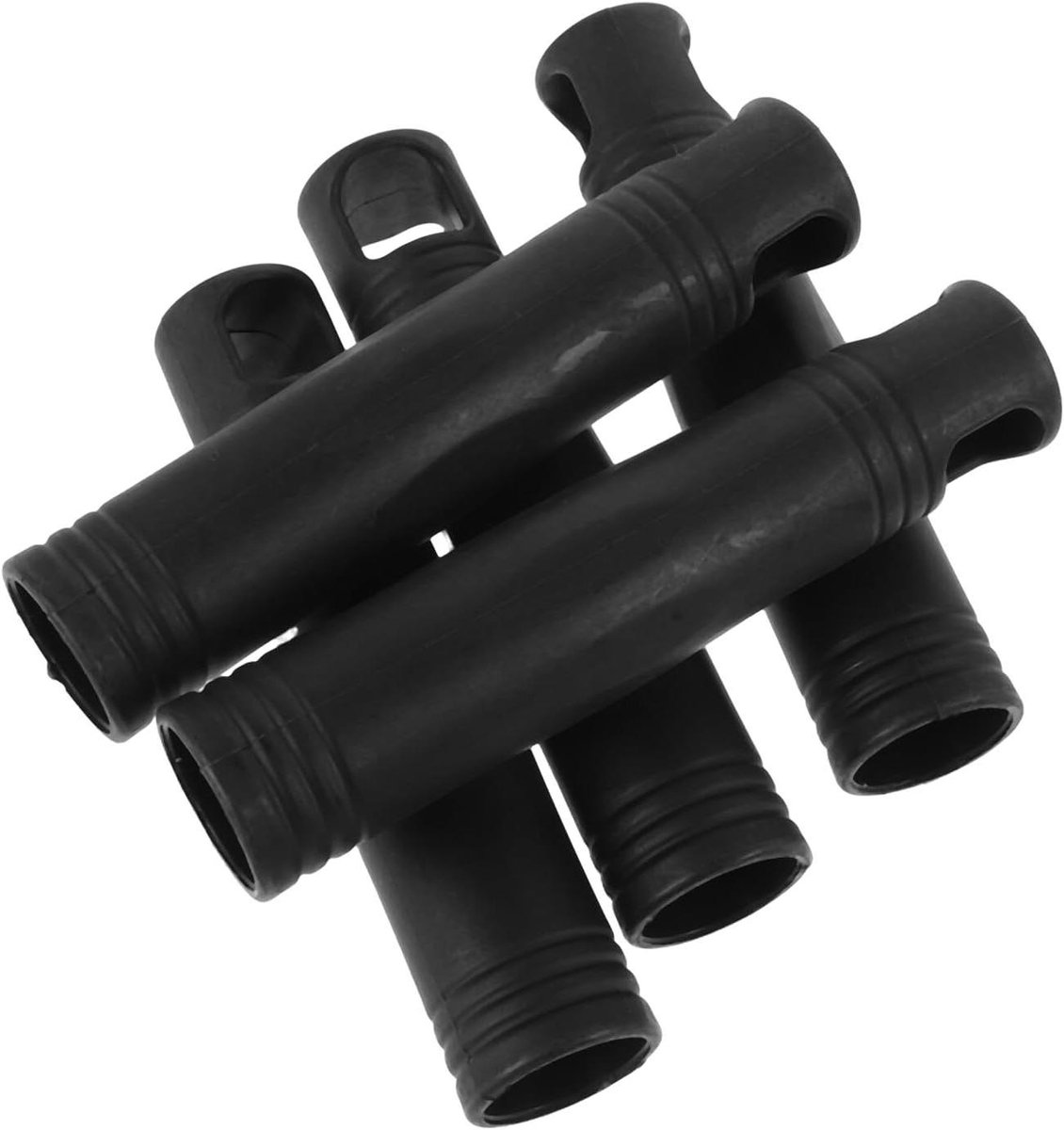 Dop voor dweilsteel - Grips Bezemsteel - Huishoudelijke schoonmaak - Ergonomisch comfort - 5 stuks - Zwart