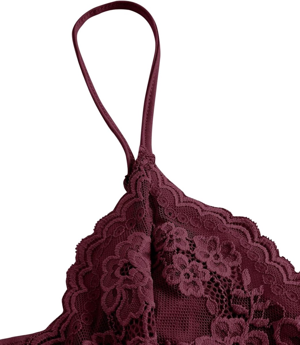 Y2k Camisole top met spaghettibandjes, V-hals, bovendeel met contrasterende kant