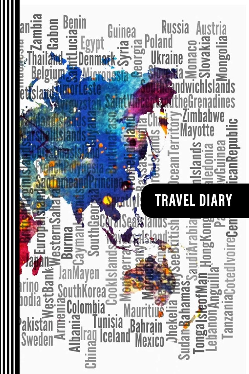 Diary: Guided Journal Log Book To Write Fill In - 52 Famous Traveling