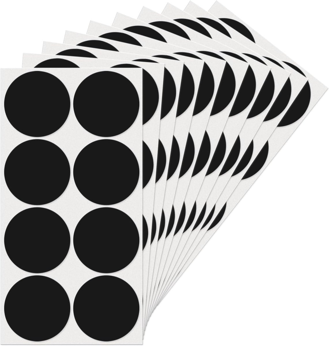 ronde 50 mm puntstickers, zelfklevende markeringspunten, waterdichte
