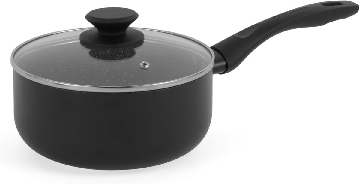 Bw12907Eu7 Marble Ceramic 16 cm Saucepan Lid – Non-Stick Cooking Pot