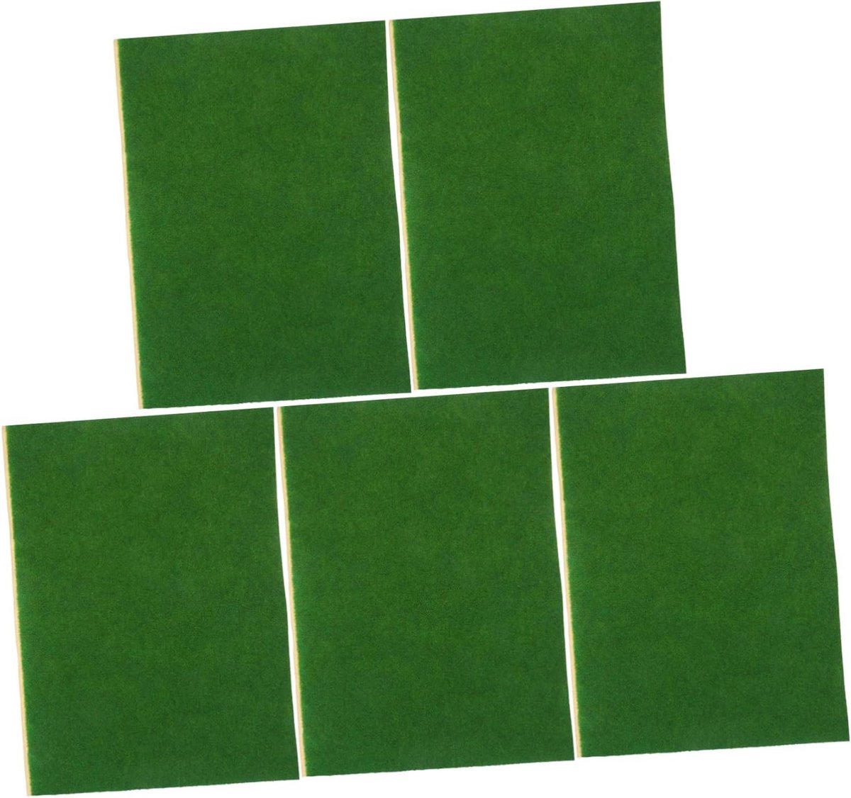Kunstgras Matten - Modelbouw Gras - Miniatuur Landschap - Snijbaar en Flexibel - 30 x 21 cm - Groen
