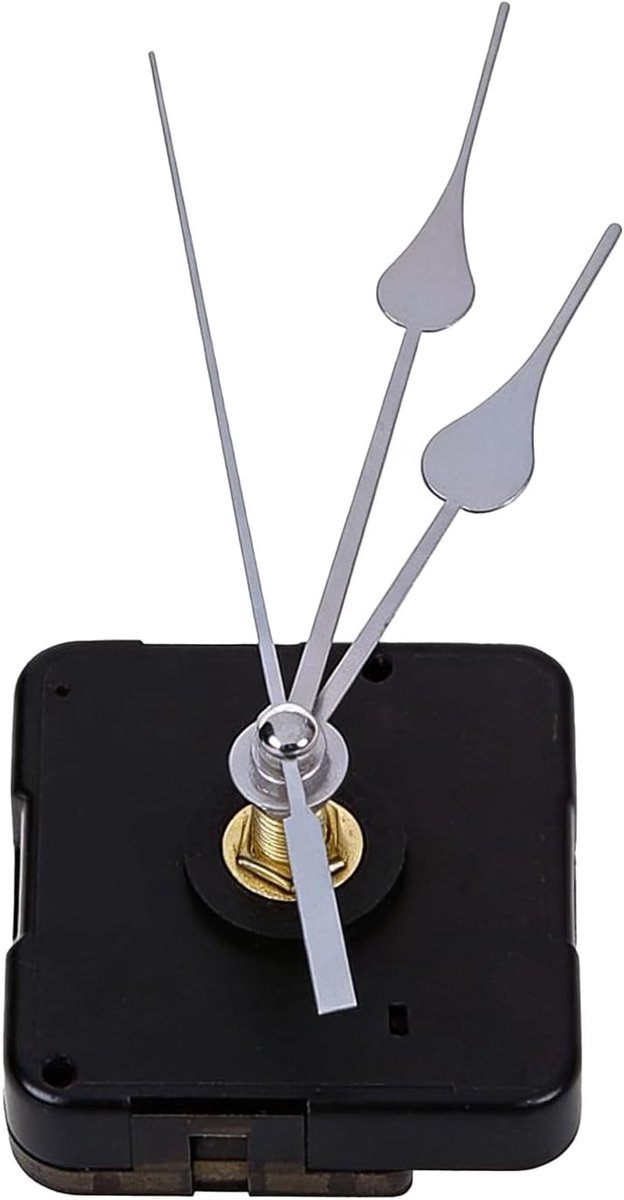 Wandklok Mechanisme - Stille Quartz Beweging - 3-Wijzers - Ideaal voor DIY Klokprojecten - ShopVlot
