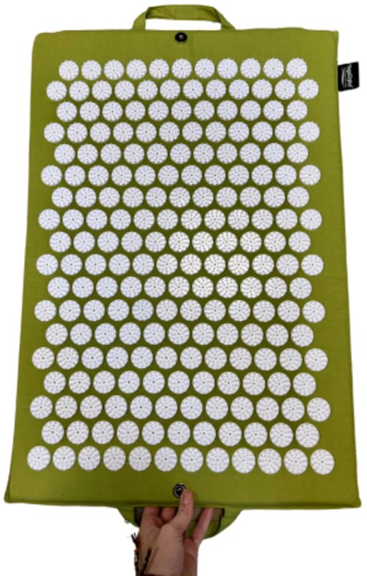YogaStyles Spijkermat / Acupressuur mat olijfgroen van YogaStyles — afbeelding 2