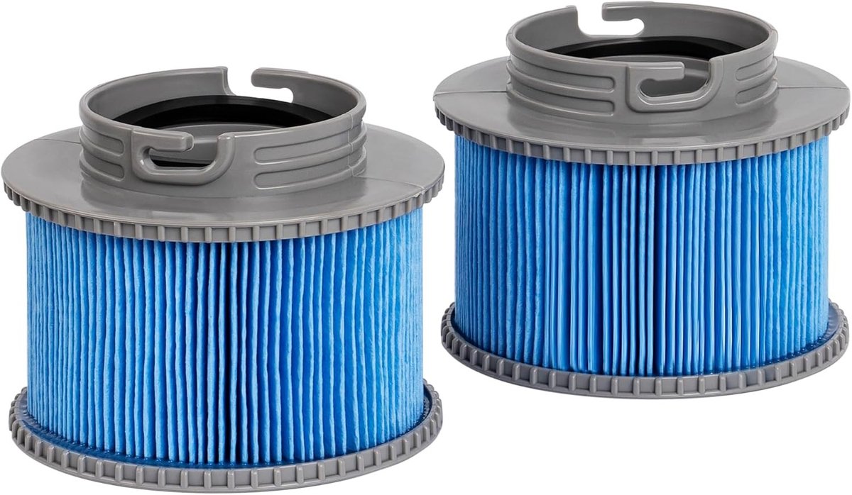 Vervangende filterpatronen voor opblaasbare jacuzzi's, geschikt voor MSPA FD2089, verbeterde versie met 2 stuks, ideaal voor optimale waterfiltratie en onderhoud