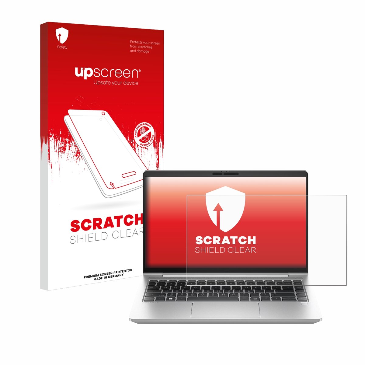 upscreen - Screenprotector voor HP ProBook 440 G10 - Folie Beschermfolie transparant
