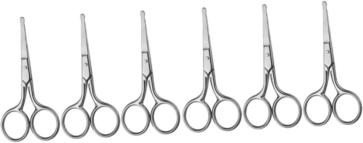 Neushaarschaar Wenkbrauwschaar - Gezichtsschaar Trimmer - Persoonlijke Verzorging - Afgeronde Veiligheidspunten - 95 cm - Zilver