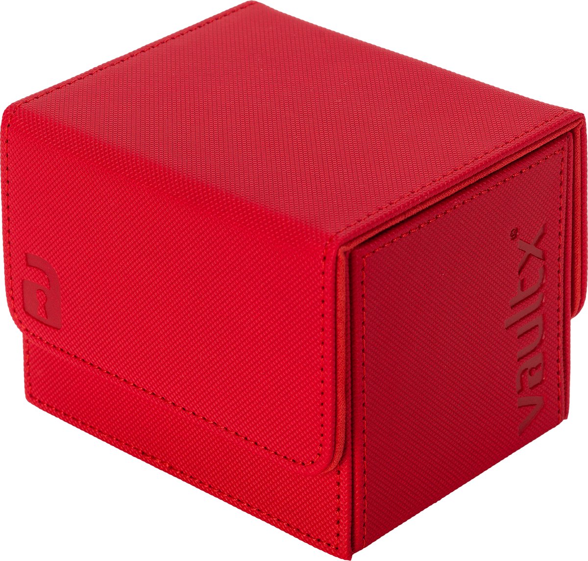 Vault X Exo-Tec® Zijbelading Trading Card Deck Box 100+ - Kaarthouder en opbergdoos - Rood