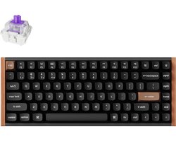 Keychron K2 HE - Magnetisch Toetsenbord - Draadloos - US Qwerty - 75% - Special Edition - Zwart