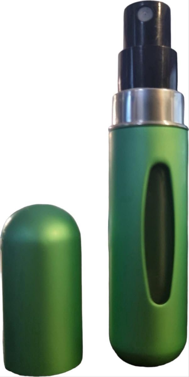 - Hervulbaar Parfumflesje - Verstuiver - Reisflesje - Mini Meeneem flesje - Reisparfum - Groen
