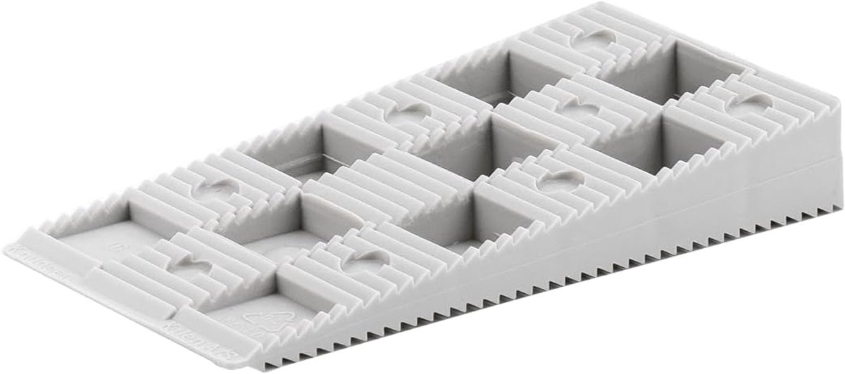 4 stuks instelwiggen voor terrassen, onderconstructies voor hout, aluminium, weerbestendig, robuust en herbruikbaar, ideaal voor terrasbouw en onderleggers, 14-22 mm