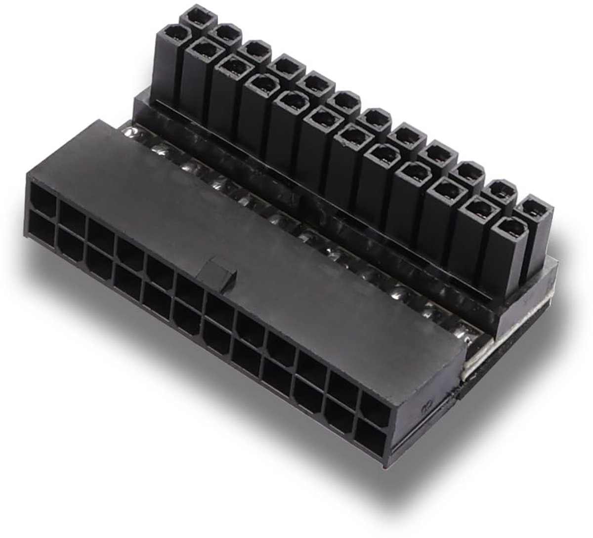 ATX 24-pins 90-graden adapter, rechthoekige adapter voor desktop PC ATX moederbord