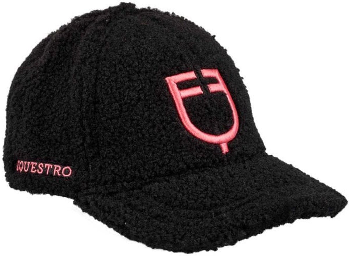 Equestro Teddy Baseball Pet FW25 Zwart