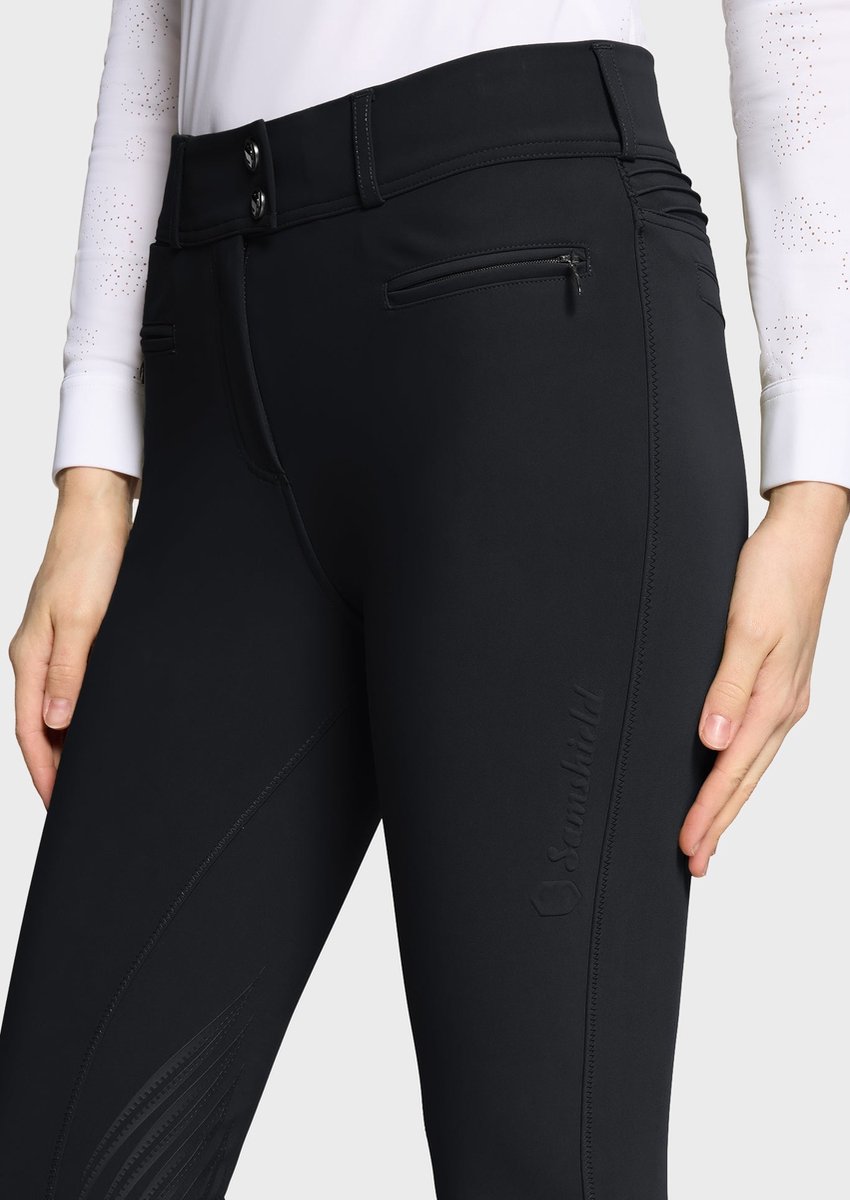 Samshield Clara Air Knie Grip Rijbroek Dames L Zwart