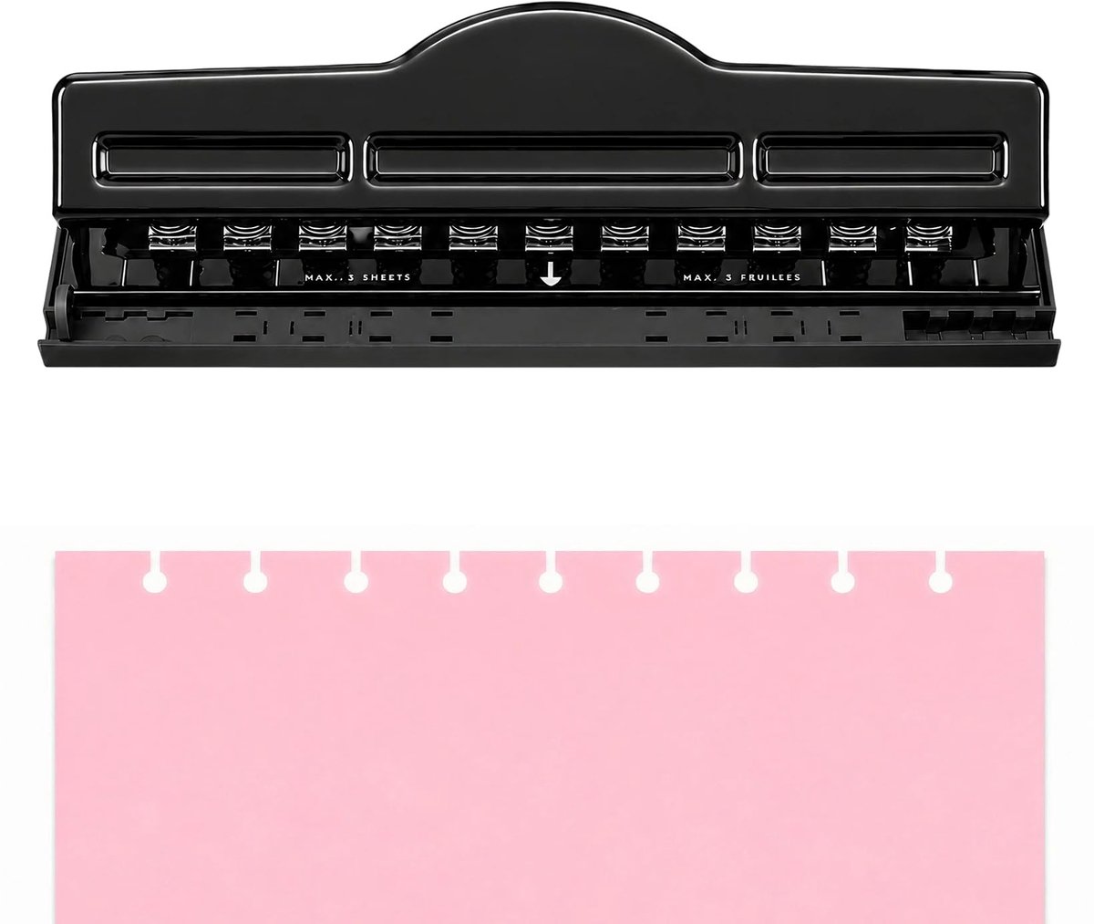 Omgoods - Paddenstoelperforator: 11 Gaten, Perfect voor Notitieboeken en Papierprojecten