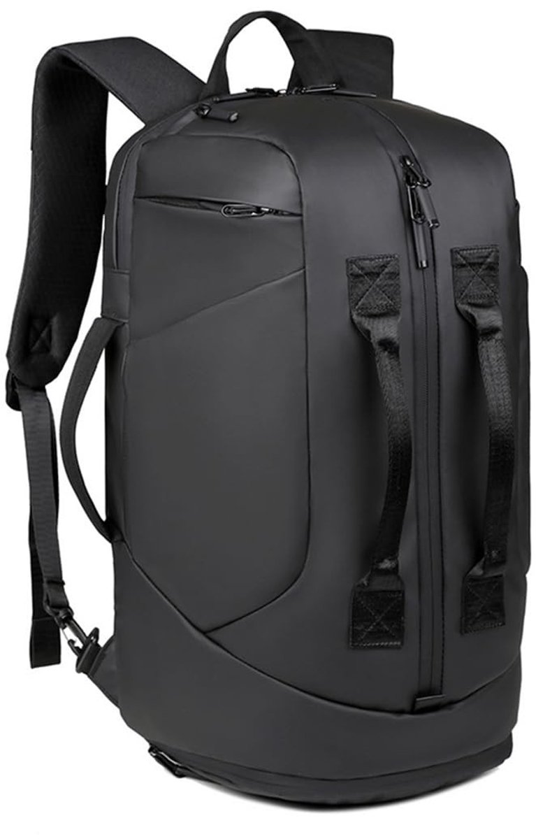 Omgoods - Multifunctionele Reisrugzak - Waterdichte Handbagage Zwart