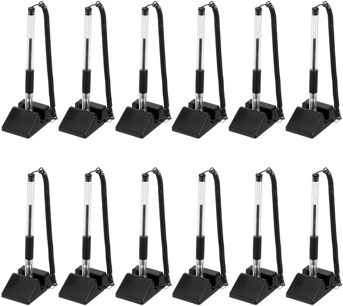 Omgoods - 12 Stuks Veilige Pennen met Ketting