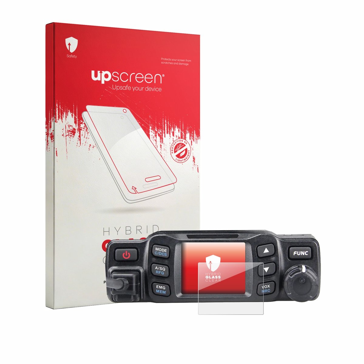 upscreen - Screenprotector voor Albrecht AE 5900 Mini - Folie Beschermfolie Beschermglas transparant