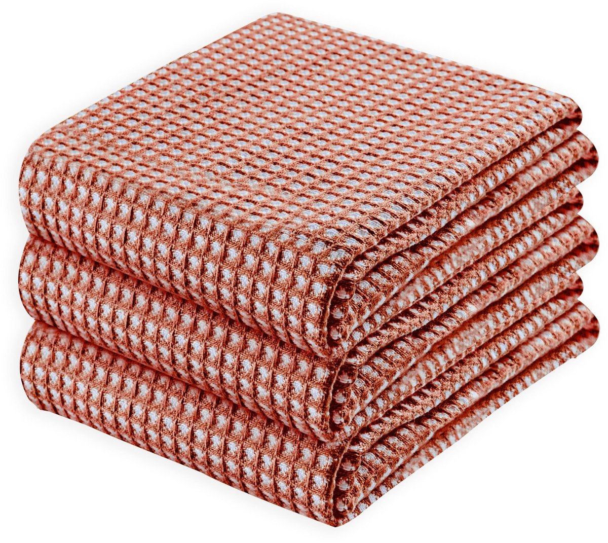 Omgoods - Set van 3 Absorbente Keukenhanddoeken van 100% Katoen