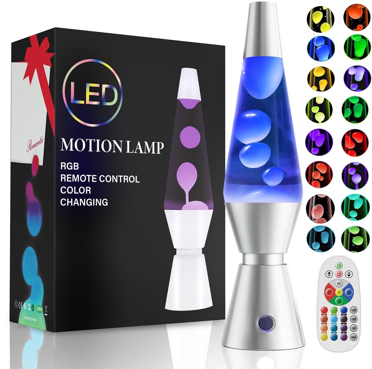 Omgoods - Retro Lamp voor Stressmanagement met Afstandsbediening