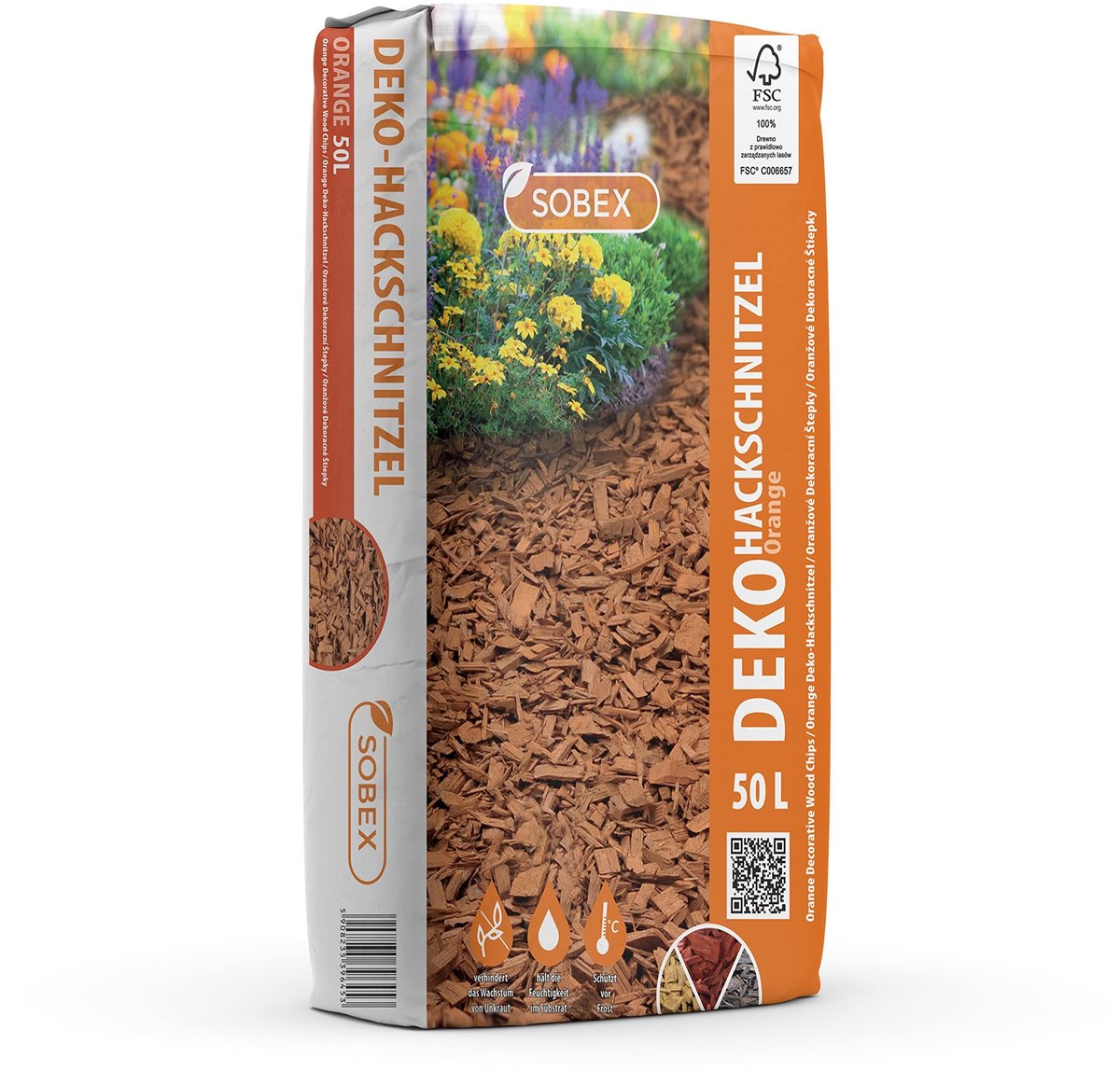 Omgoods - Houtsnippers Pijnboomschors Tuinmulch, 50L