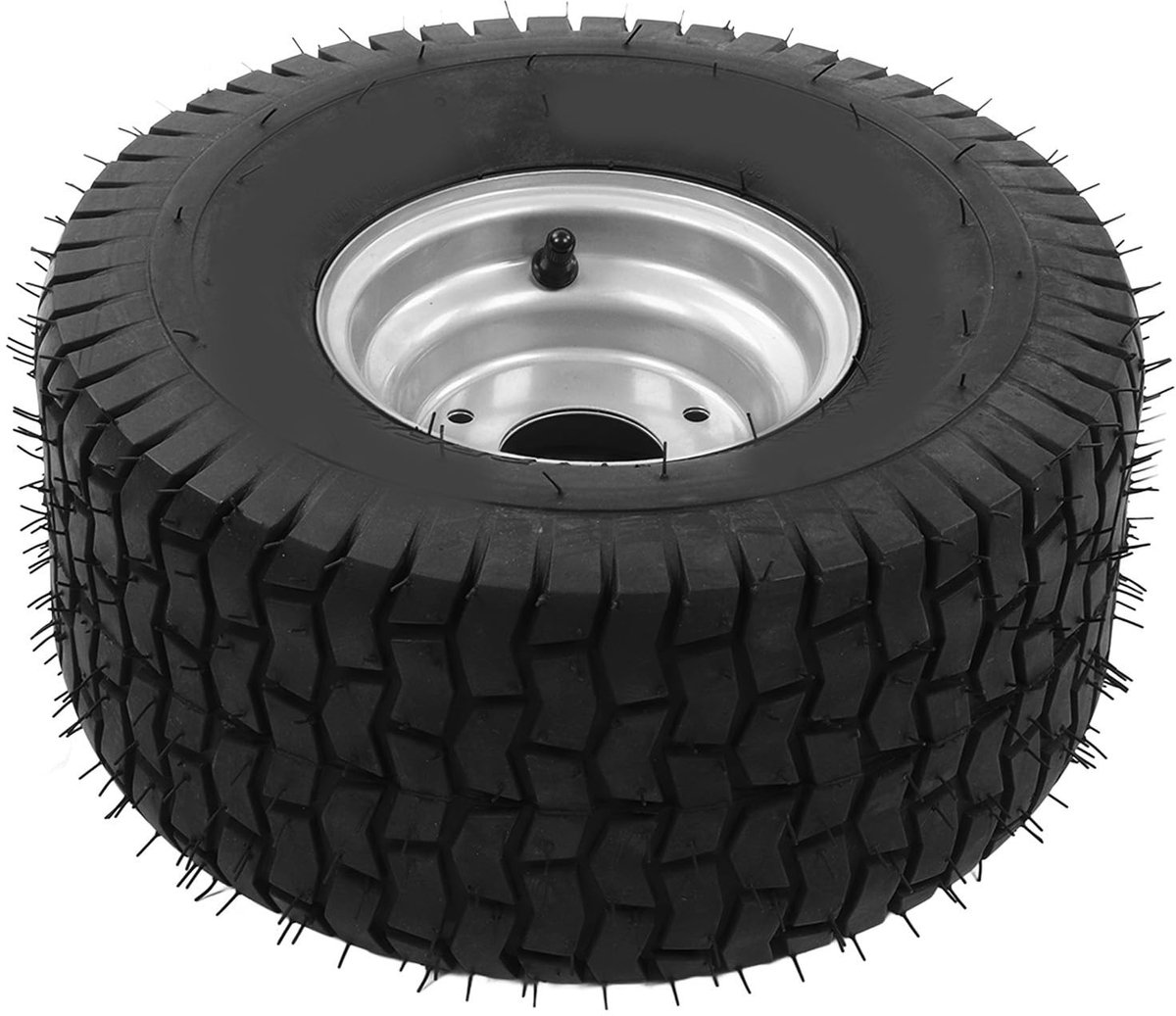 Omgoods- Wiel 15x6.00-6 - Naaf voor ATV/UTV/Kart - Landbouwvoertuigen - Grasmaaiers - Comfortabele installatie - Verbeterde rijkwaliteit - Band