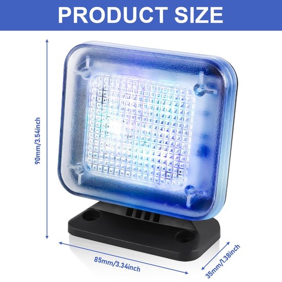 Omgoods - Led-tv-simulator - Lichtsimulatie - Inbraakbeveiliging - Compact formaat - Thuisbeveiliging - Ideaal voor woonkamer en slaapkamer van omgoods — afbeelding 5