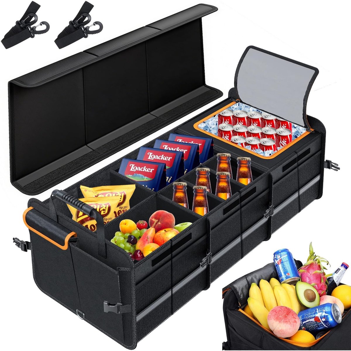 Omgoods - Grote 105 L Koffer Organizer met Koeltas