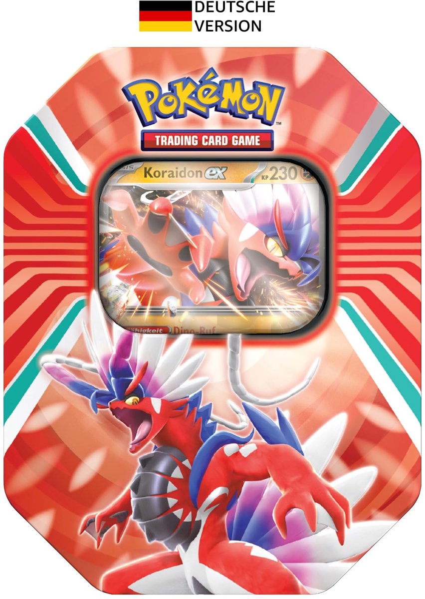 Omgoods - Pokémon Verzamelkaartspel Tin-Box met Boosterpacks