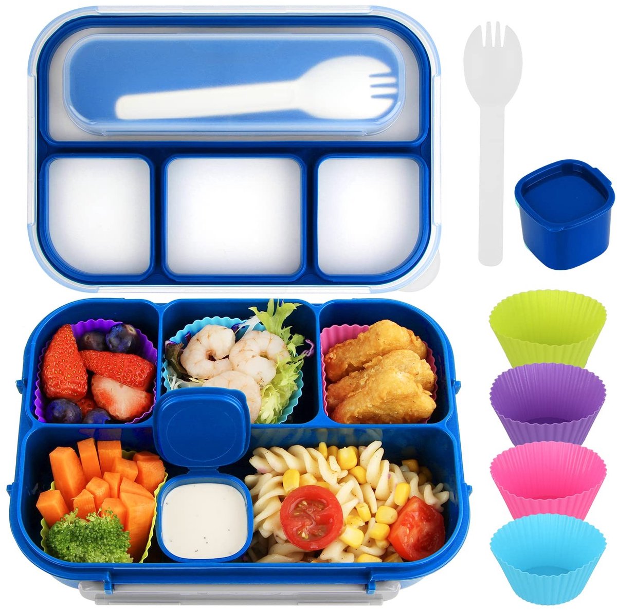 Omgoods - Bento Lunchbox voor Volwassenen en Kinderen met 1300ml Capaciteit