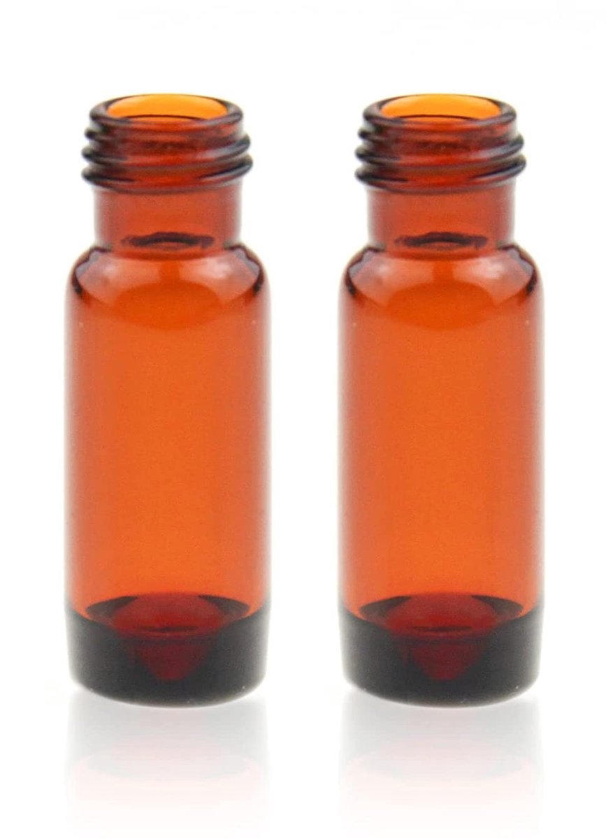 Omgoods - 100 Stuks 2ml Bruine Glazen Flessen - Hoge Herstelkwaliteit Auto Sampler Flessen