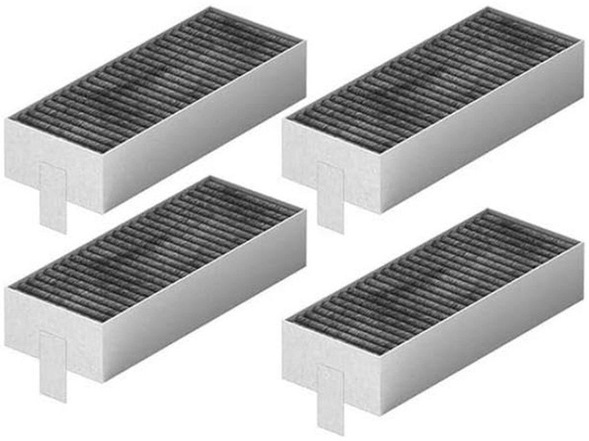 Omgoods 4 Stuks Actieve Koolstoffilters voor Afzuigkap