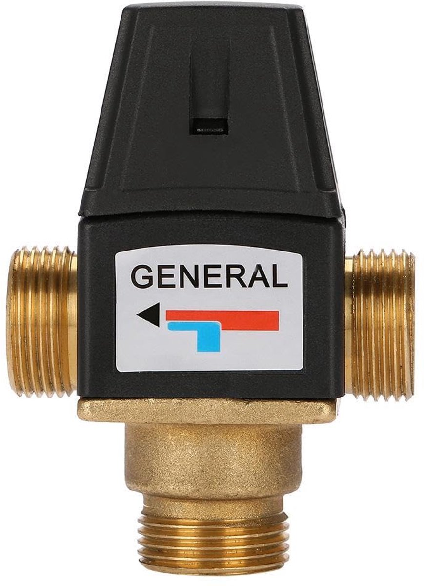 Omgoods - Thermostaat 3-Wegventiel DN20 G3/4 - Thermostatisch Mengventiel voor Warmwaterregeling